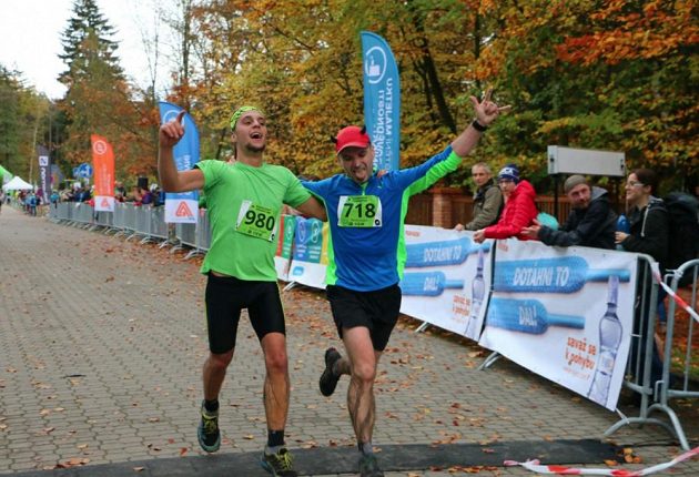 Klánovický 1/2maraton: Šťastně v cíli.