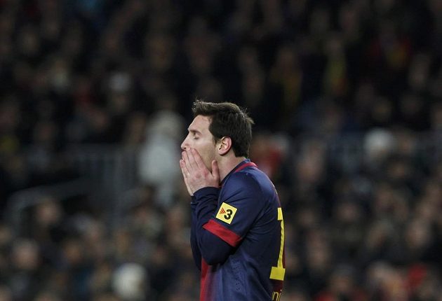 Barcelonský Lionel Messi neměl proti Realu svůj den, podobně jako jeho spoluhráči.