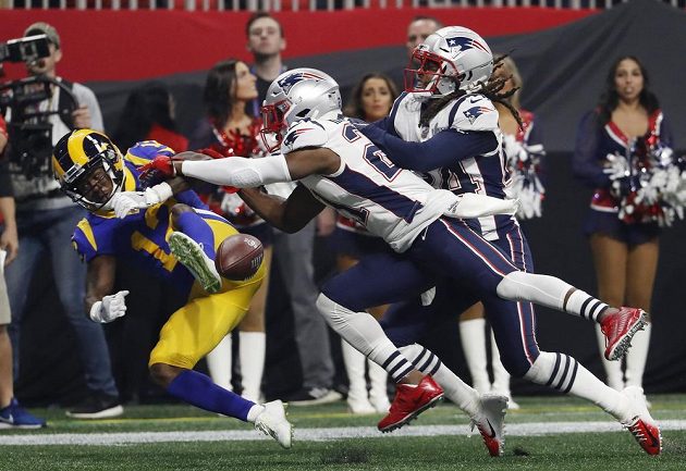 Super Bowl byl plný taktiky. Tým New England Patriots vyhrál nad Los Angeles Rams 13:3.