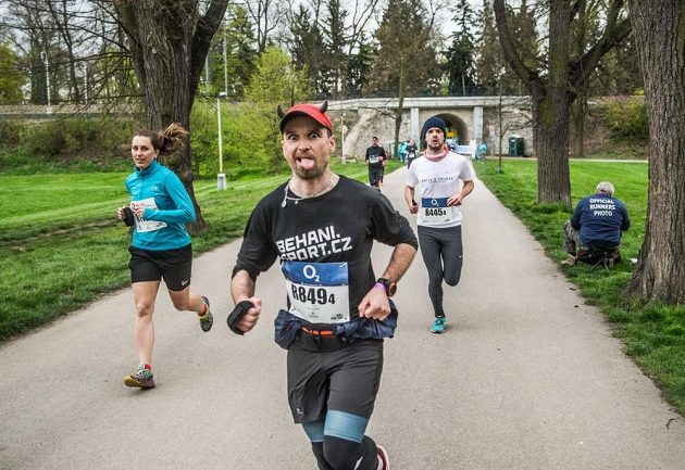 René Kujan míří do cíle, byla to evidentně pohoda.
