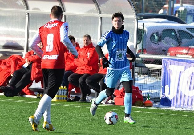 V dresu Mladé Boleslavi se představil také další nový muž Tomáš Přikryl (vpravo).