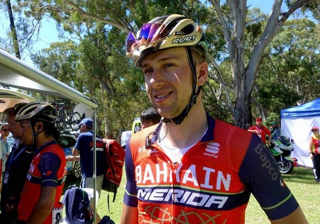 Český cyklista Ondřej Cink během závodu Tour Down Under v Austrálii.