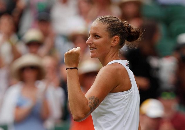 Karolína Plíšková předvedla ve druhém kole Wimbledonu proti Viktorii Azarenkové skvělý výkon