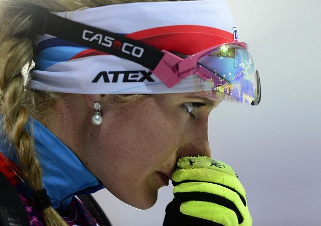 Biatlonistce Gabriele Soukalové unikla medaile v intervalovém závodu na 15 km jen o kousek.