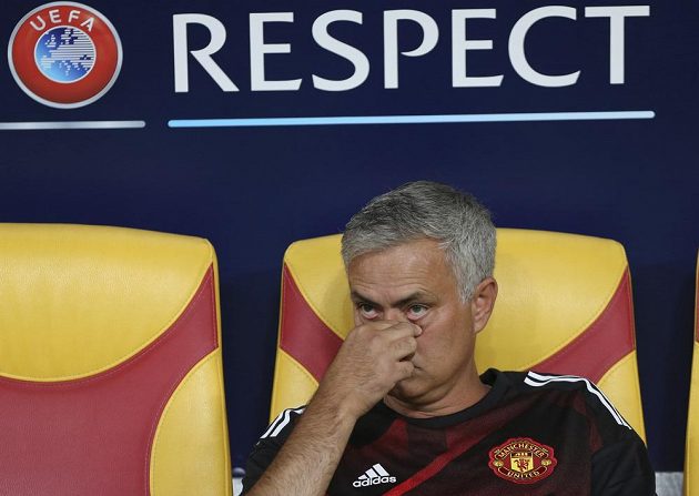 Trenér Manchesteru United José Mourinho se úspěchu v Superpoháru UEFA znovu nedočkal.