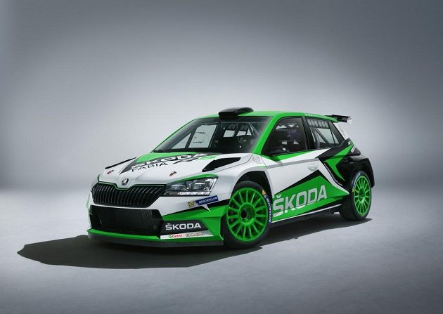 Modifikovaná verze Škody Fabia R5, která bude nasazena do závodů v nadcházejícím roce.