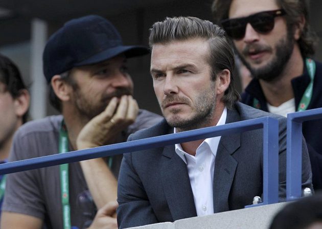 Finálový zápas mezi Novakem Djokovičem a Rafaelem Nadalem si nenechal ujít ani bývalý fotbalista David Beckham.