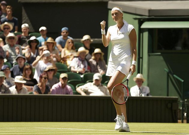 Možná i samotnou Petru Kvitovou překvapilo, jak snadno přešla přes Nizozemku Kiki Bertensovou do 2. kola Wimbledonu.