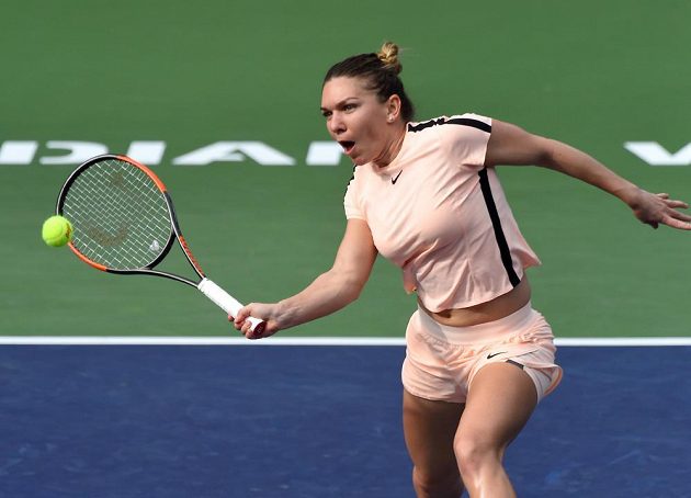 Rumunka Simona Halepová vyřadila v Indian Wells českou tenistku Kristýnu Plíškovou.