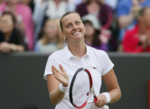 Petra Kvitová zvládla ve Wimbledonu další krok. Přes Pcheng Šuaj z Číny se dostala do čtvrtfinále.