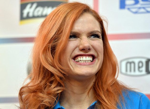 Biatlonistka Gabriela Soukalová po návratu z finále Světového poháru v Chanty-Mansijsku.