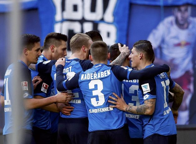 Hráči Hoffenheimu se radovali z vedení proti Lipsku, ale nakonec zůstali bez bodu.