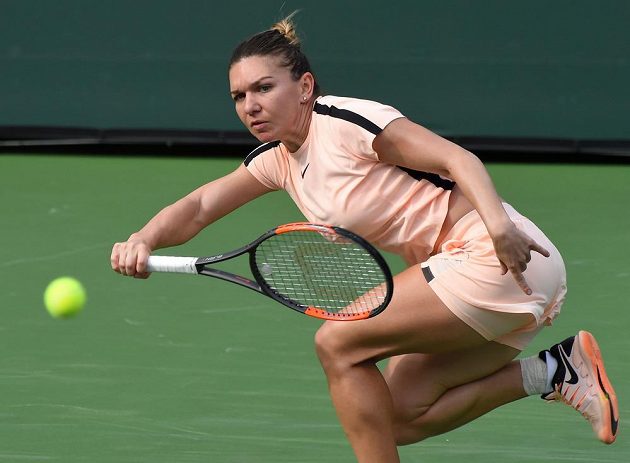 Rumunská tenistka Simona Halepová vyřadila na turnaji v Indian Wells českou hráčku Kristýnu Plíškovou.