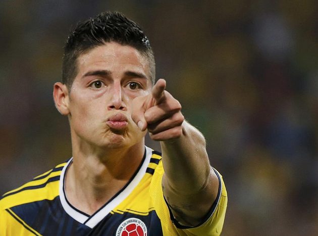A teď si podáme vás, jako by vzkazoval Brazilcům kolumbijský kanonýr James Rodríguez.