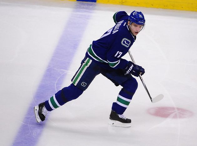 Útočník Vancouveru Radim Vrbata si v zápase proti Winnipegu připsal dva góly a jednu přihrávku.