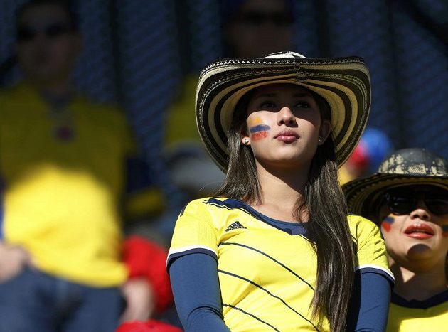 V zahajovacím duelu proti Venezuele (0:1) však kolumbijští fotbalisté této krasavici moc radosti neudělali.