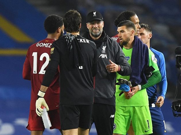 Spokojený manažer Liverpoolu Jürgen Klopp po další výhře svého týmu. Tentokrát Reds brali tři body na hřišti Brightonu.