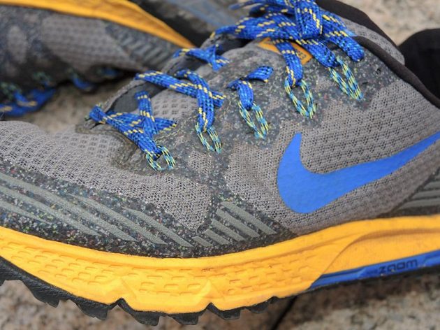 Boty Nike Air Zoom Wildhorse 3: V těchto místech (vnější ohyb špičky) zpravidla odchází svršek boty nejdříve. Tady není po opotřebení ani stopa.