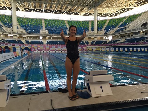 Olympijský bazén v Riu si Barbora Závadová vyzkoušela jako úplně první závodní plavkyně.