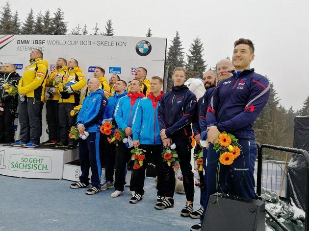 Posádka českého čtyřbobu se v Altenbergu díky šestému místu dostala na širší podium.