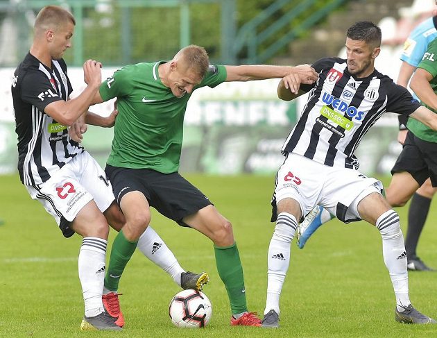 Zinedin Mustedanagič z Českých Budějovic, Michal Škoda z Příbrami a Petr Javorek z Českých Budějovic.
