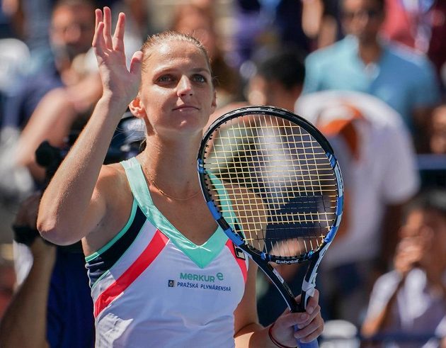 Tenistka Karolína Plíšková zvládla bez problémů osmifinále grandslamového US Open.