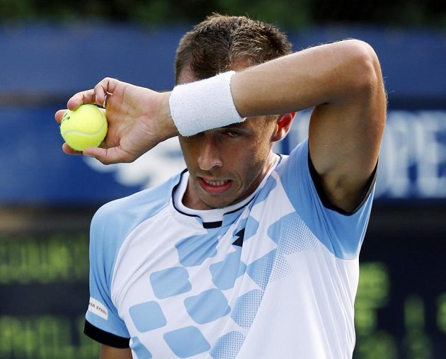 Český tenista Lukáš Rosol ve druhém kole US Open nestačil na Philippa Kohlschreibera.