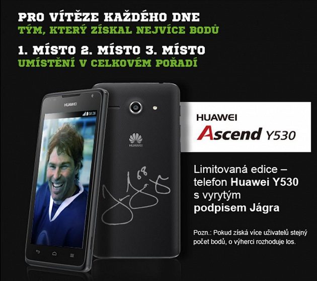 Pro nejlepší z vás máme připraven telefon Huawei.