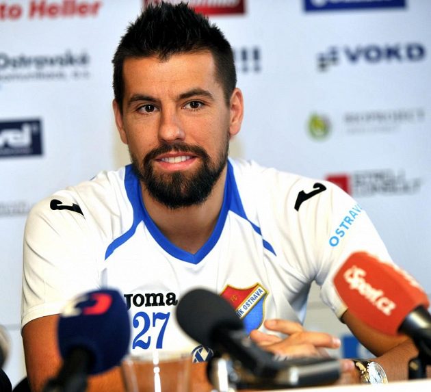 Útočník Baníku Ostrava Milan Baroš