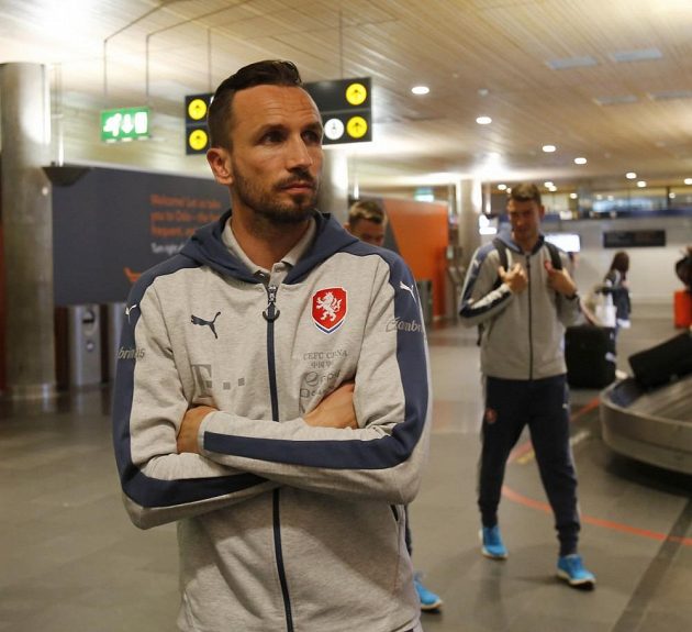 Oslo, Tomáš Sivok a spol. čekají na bagáž...