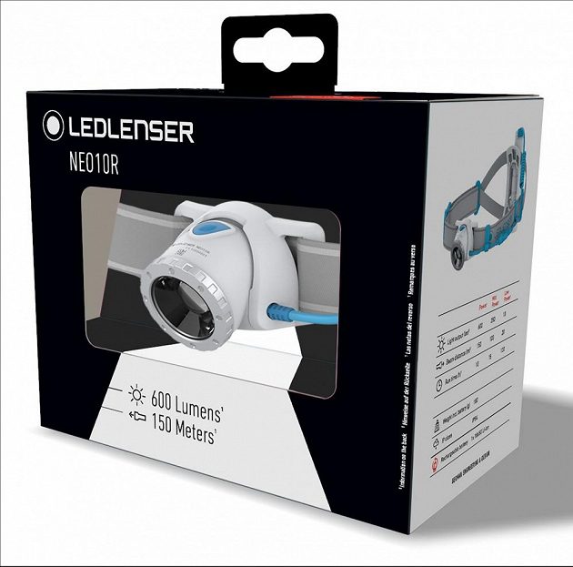 Běžecká čelovka Ledlenser Neo 10R - v originálním balení.