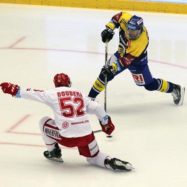 Zleva Milan Doudera z Třince a Zdeněk Okál ze Zlína.