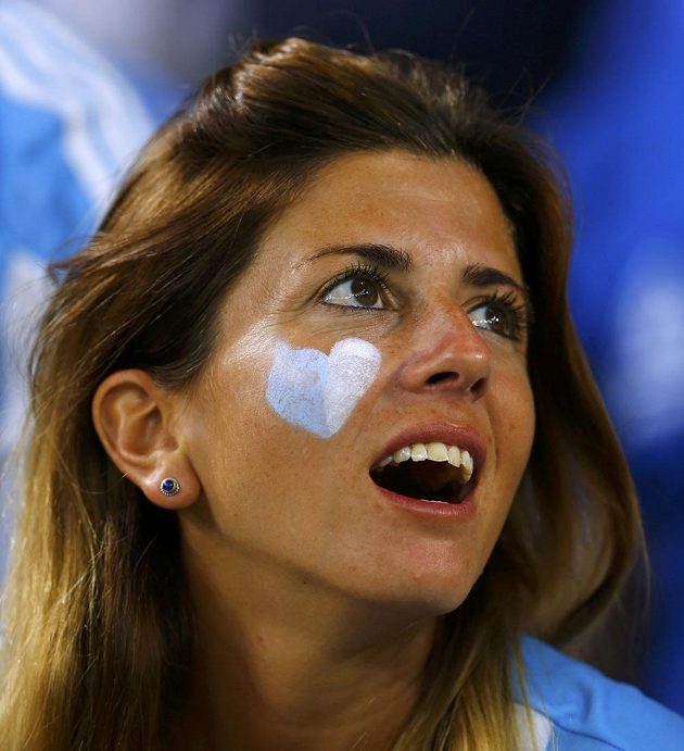 Také argentinské fanynky hýřily po zápase s Bosnou a Hercegovinou spokojeností.