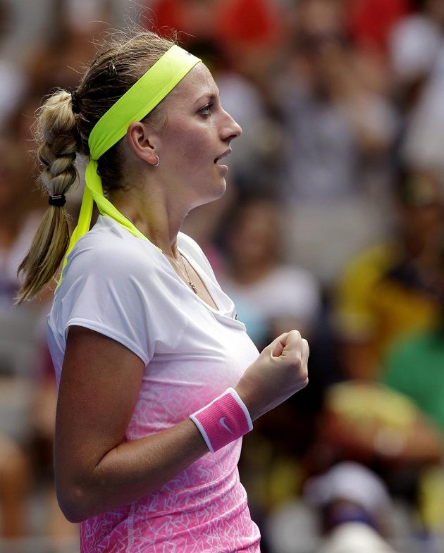 Petra Kvitová se raduje z výhry na Australian Open. Vyzraje i na mladou Američanku?