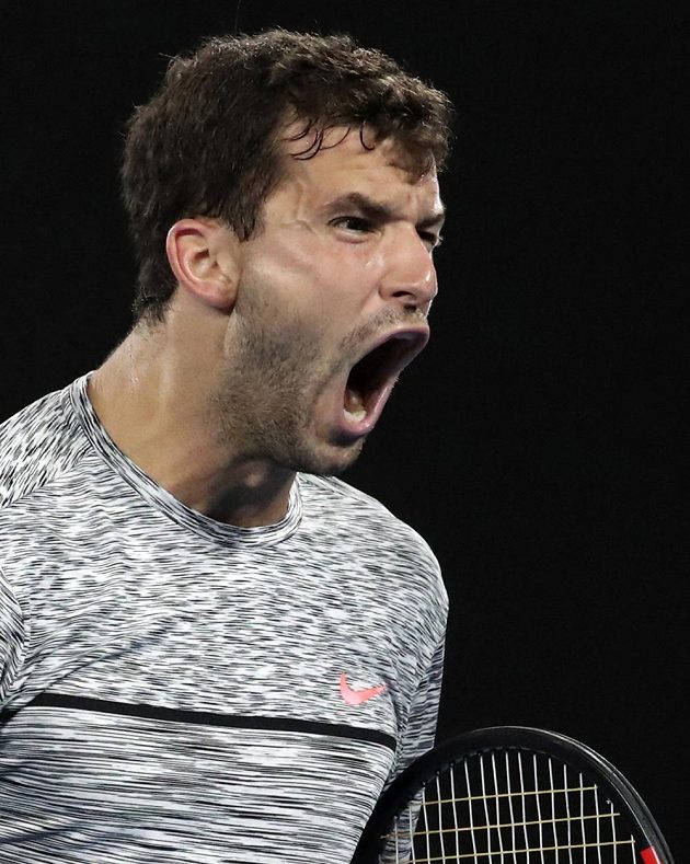 Bulharský tenista Grigor Dimitrov hodně prožíval semifinále Australian Open, kdy byl jeho soupeřem Španěl Rafael Nadal. Dimitrov nakonec zápas po dramatické koncovce ztratil.