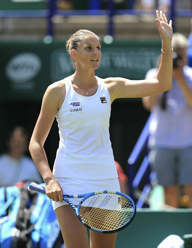 Skvělá forma zdobí českou tenistku Karolínu Plíškovou krátce před Wimbledonem. Postoupila do finále turnaje v Eastbourne.