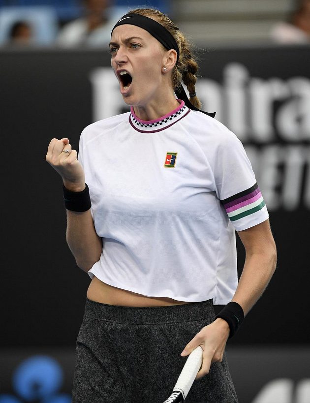 Petra Kvitová si po čtyřech letech zahraje na tenisovém Australian Open třetí kolo.