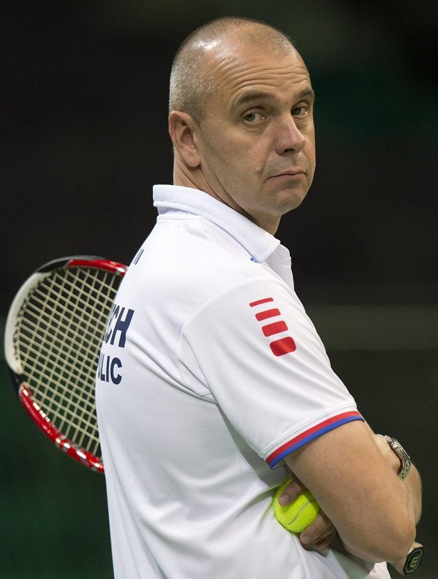 Vladimír Šafařík, který nahradil pro finále Davisova poháru v Srbsku v roli kapitána Jaroslava Navrátila.