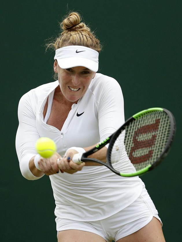 Americká tenistka Madison Brengleová letos na travnatých kurtech ve Wimbledonu ve dvouhře dohrála. Podlehla české naději Karolíně Muchové.