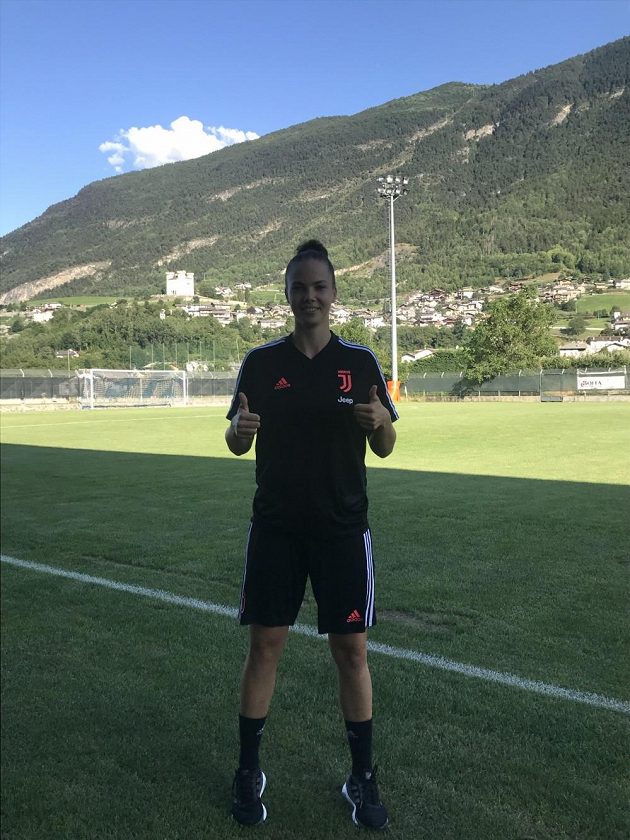 Útočnice Juventusu Turín Andrea Stašková.