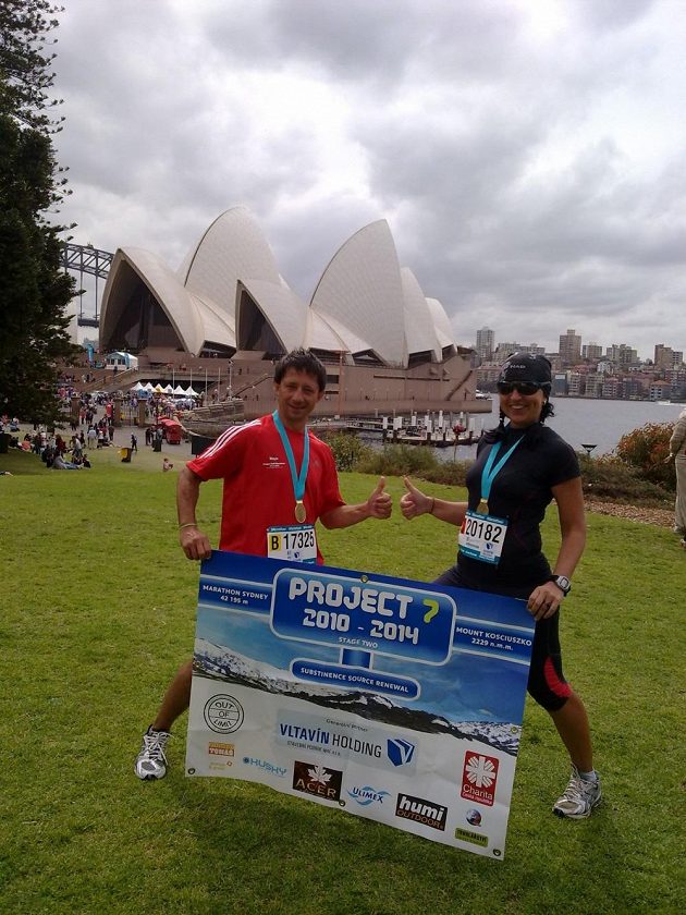 Olga Šváchová a Petr Andrejkovič v Sydney.