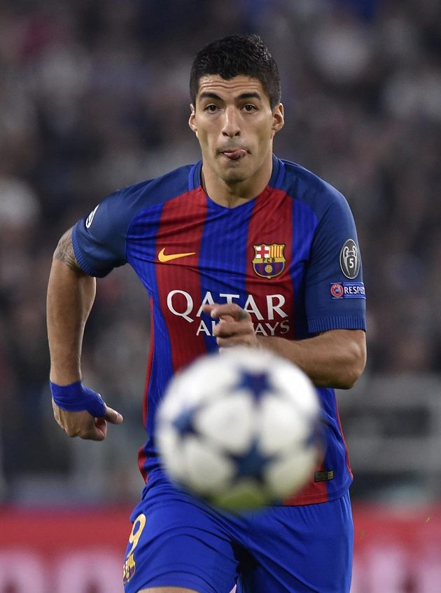Barcelonský Luis Suárez se ve čtvrtfinále Ligy mistrů na půdě Juventusu neprosadil.