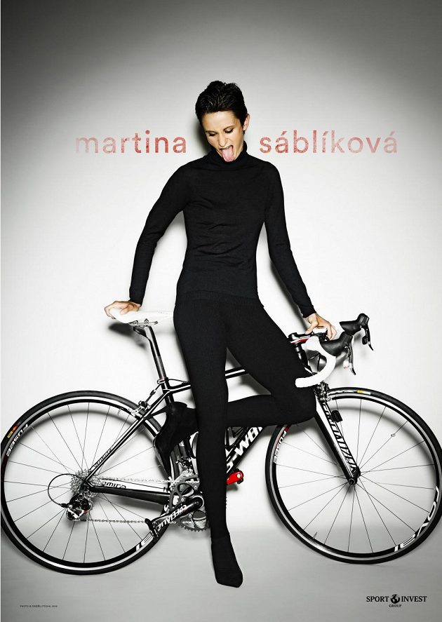 Rychlobruslařka a cyklistka Martina Sáblíková.