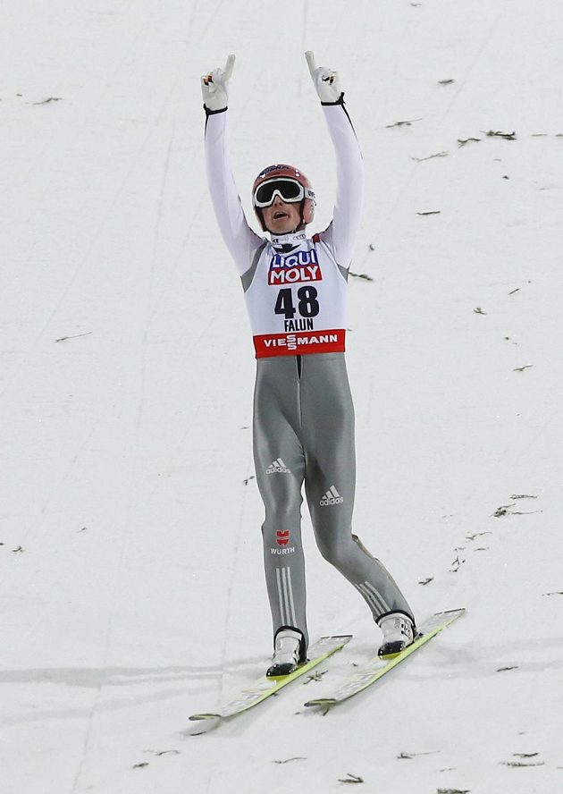 Německý skokan na lyžích Severin Freund se stal mistrem světa na velkém můstku.