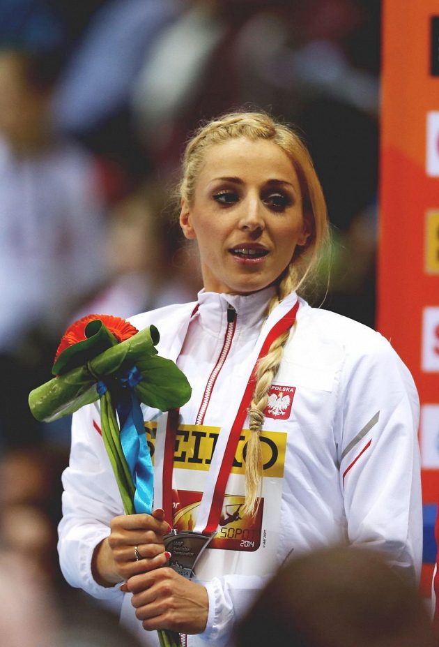 Polka Angelika Cichocká, stříbrná na 800 m.