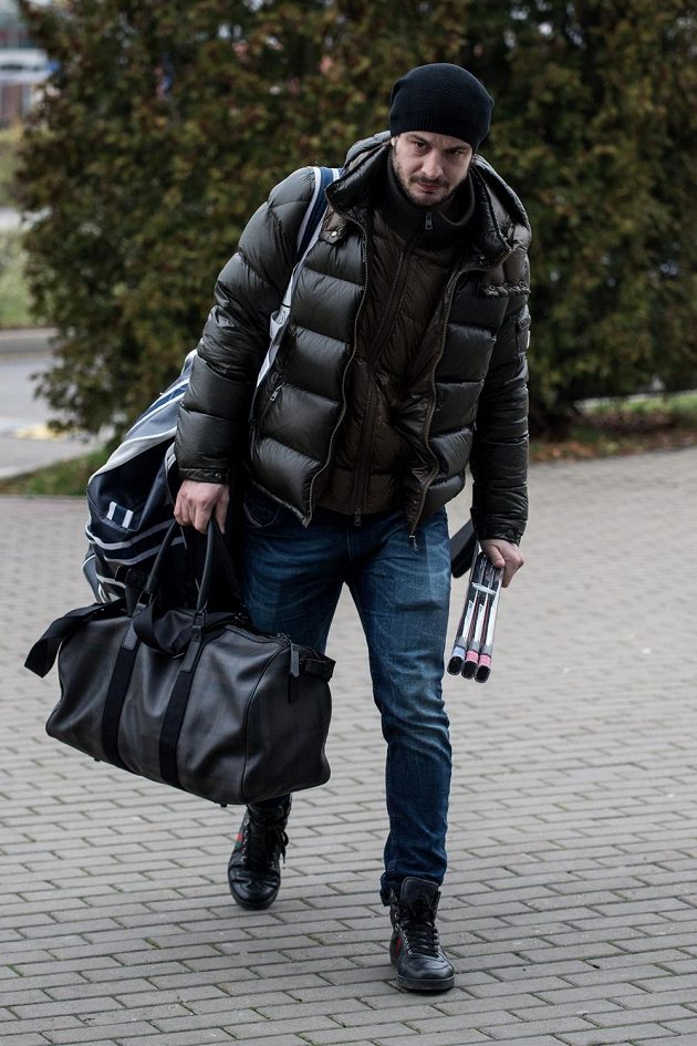 Hokejový útočník Martin Zaťovič přichází na reprezentační sraz před turnajem Channel One Cup.