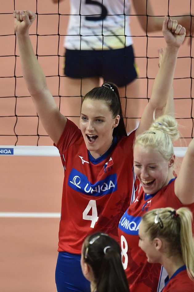 České volejbalistky si stejně jako loni zahrají v Evropské lize Final Four. Na snímku Gabriela Orvošová.