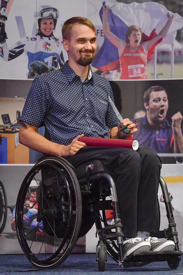 Střelec Tomáš Pešek byl v Praze vyhlášen vítězem ankety Nejlepší handicapovaný sportovec ČR roku 2019.