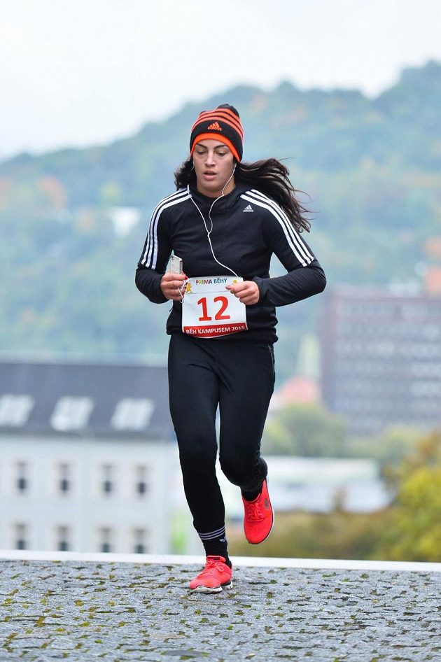 Boxerka Lucie Sedláčková. Běhání se nevyhne, ví, že musí.
