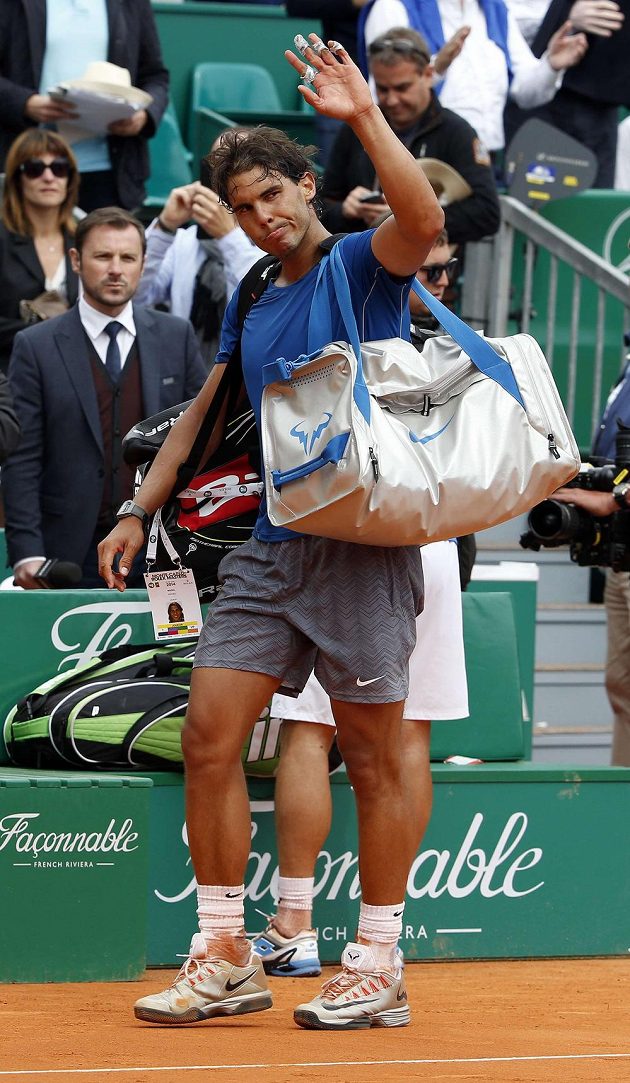 Rafael Nadal se letos loučil v Monte Carlu nezvykle brzy. Osminásobný vítěz turnaje vypadl ve čtvrtfinále.